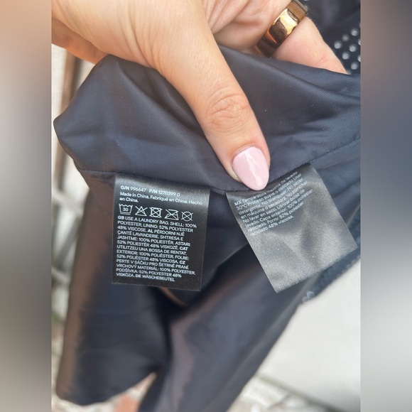 H&M RHINESTONE DECORATED DRESS Navy blue/Silver-coloured - Picture 12 of 13